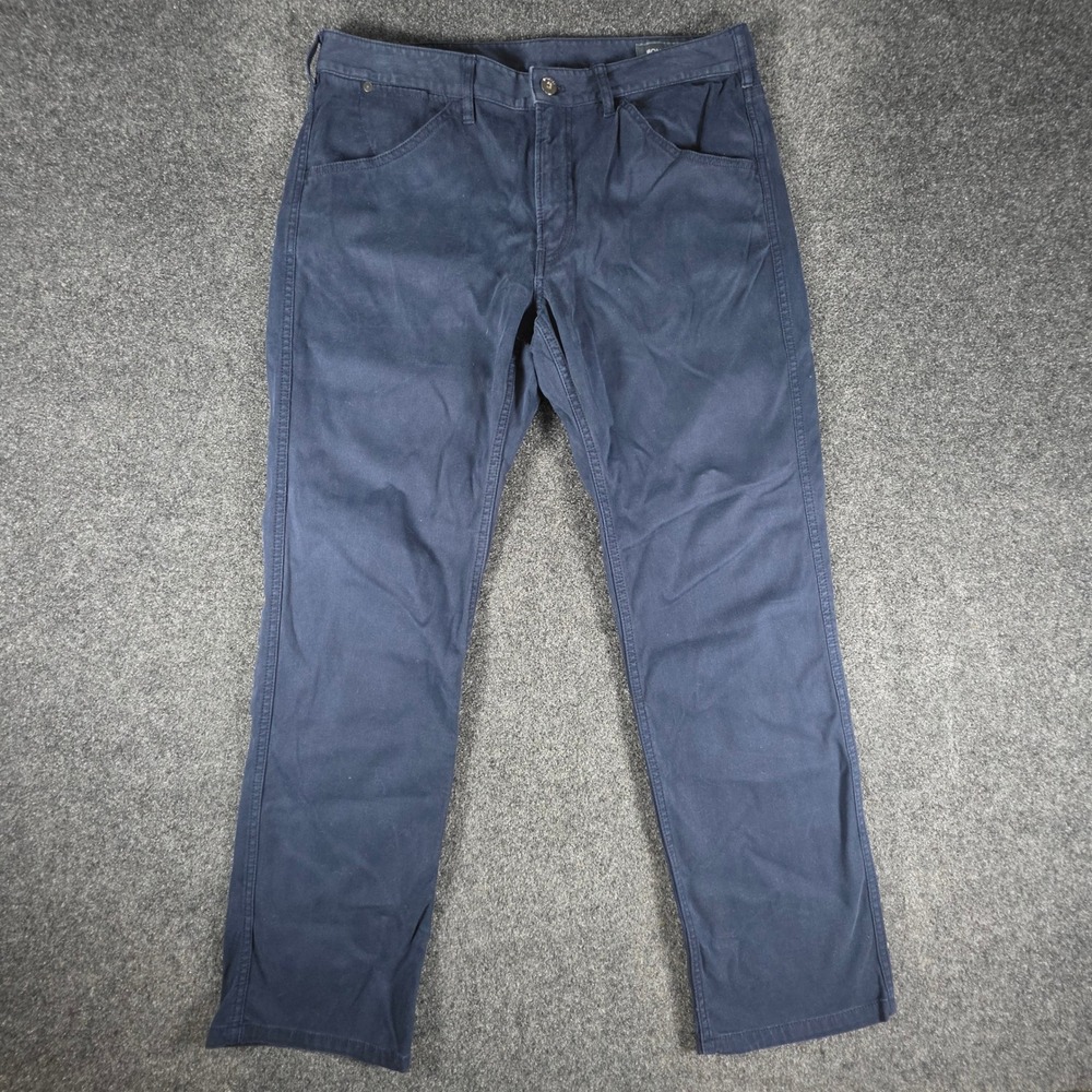 Bonobos Corduroy Pants Mens 34x30 Navy Blue Fine Wale Stretch 17278-BLN33